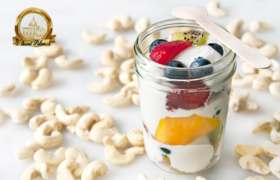 Cashew Nut Dessert Parfait: Layers of Nutty Goodness